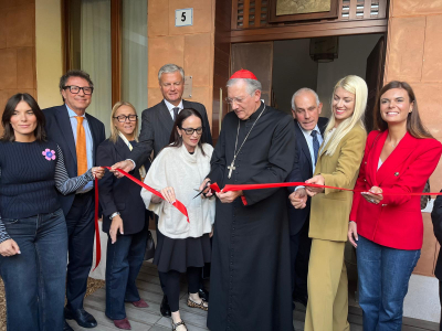 Damiano all'inaugurazione nuova Casa Taliercio a Marghera
