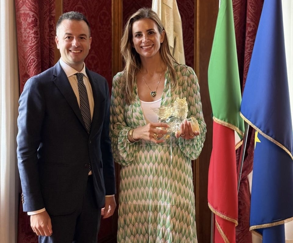 Sindaco Venturini incontro presidente del Venezia FC, Francesca Bodie