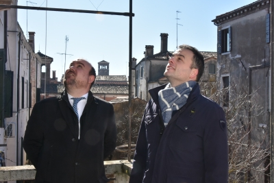 Venturini alla consegna chiavi appartamenti restaurati in centro storico