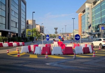 Rotonda via Torino viale Ancona