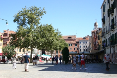 Campo Santa Margherita, plateatici
