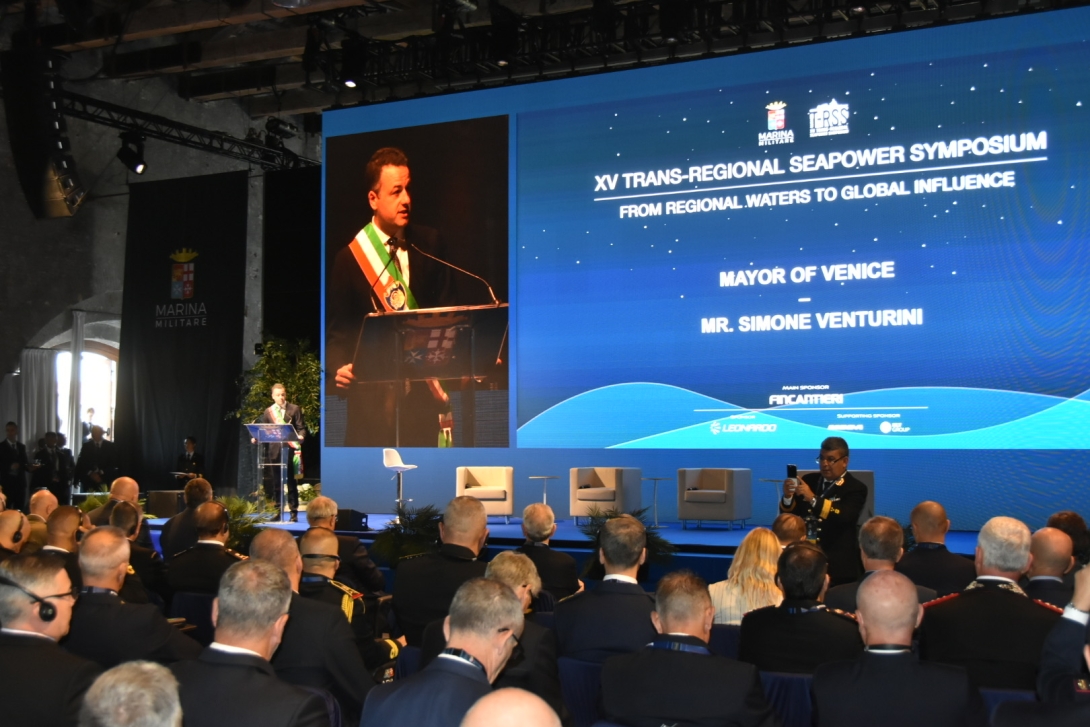 Il sindaco Venturini al XV Trans-Regional Seapower Symposium all'Arsenale di Venezia