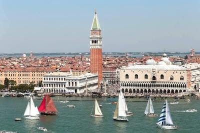 Barche a vela inl Bacino di San Marco