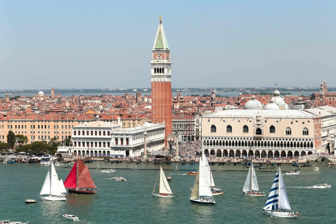 Barche a vela inl Bacino di San Marco