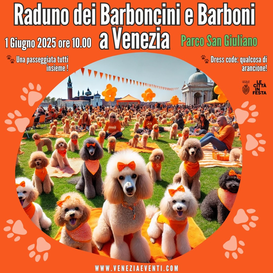 Raduno dei Barboncini e Barboni a Venezia 2025