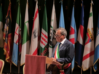 Sindaco Brugnaro al festival regioni