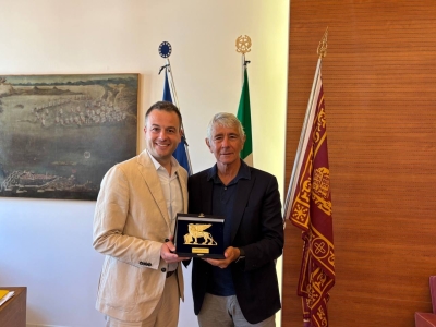 sindaco Venturini e ministro Abodi