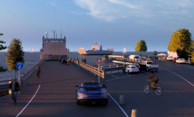 Render progetto approdo Santa Maria del Mare