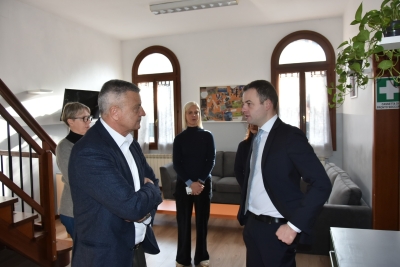 Venturini all'inaugurazione nuova comunità educativa a Cannaregio