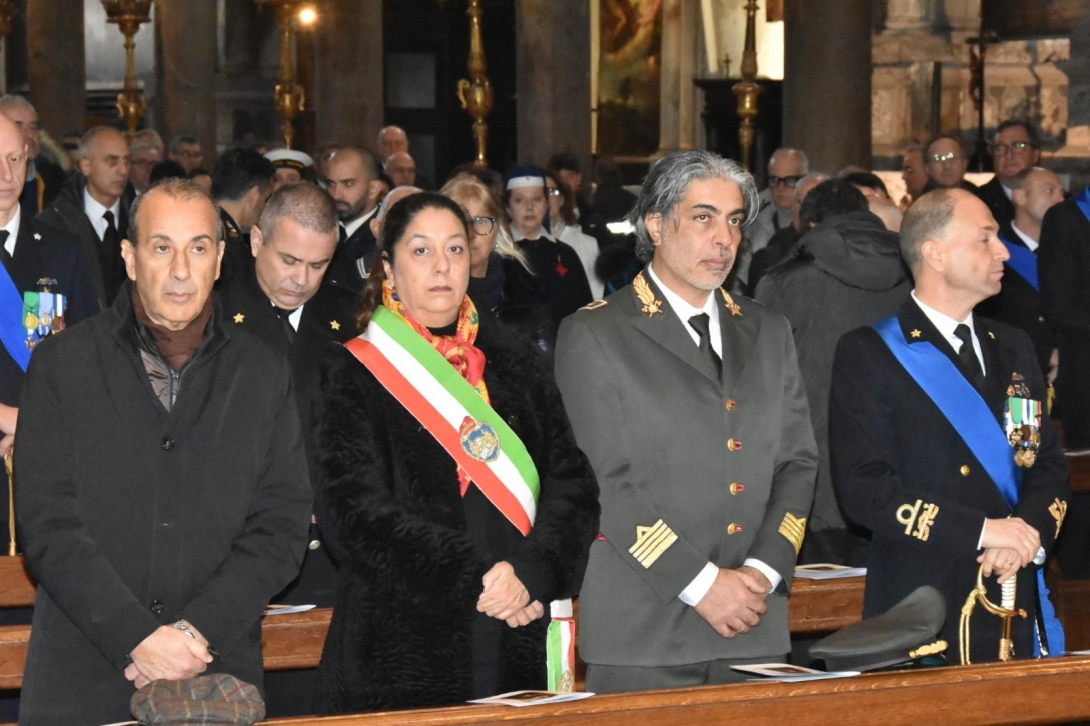 Celebrazione Santa Barbara Patrona della Marina Militare e del Corpo Nazionale dei Vigili del Fuoco alla Chiesa di Santa Maria del Carmelo