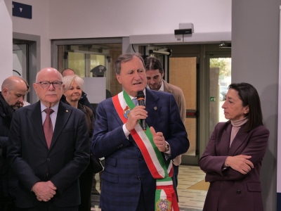 Il sindaco Brugnaro all'inaugurazione Punto di Assistenza Venezia - Centro protesi INAIL
