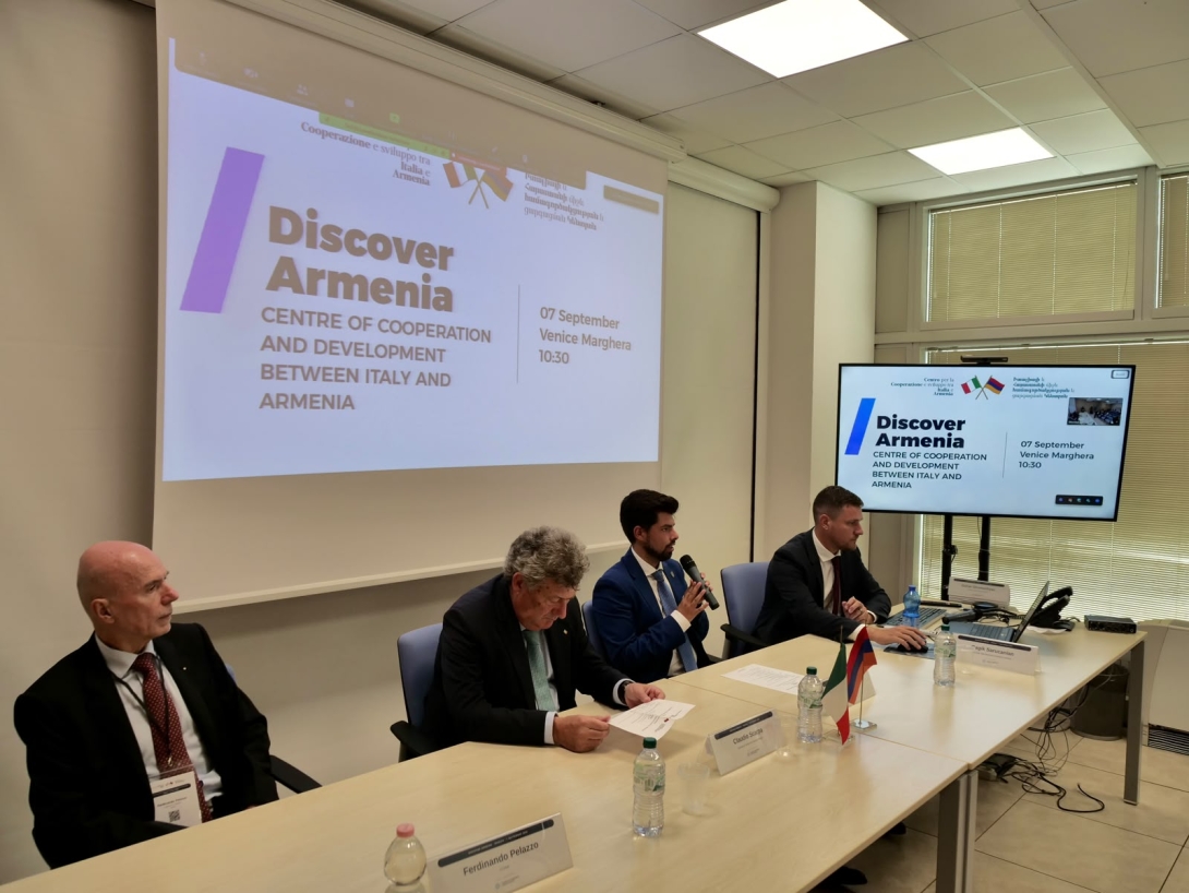 Il presidente Senno al forum economico Italia - Armenia