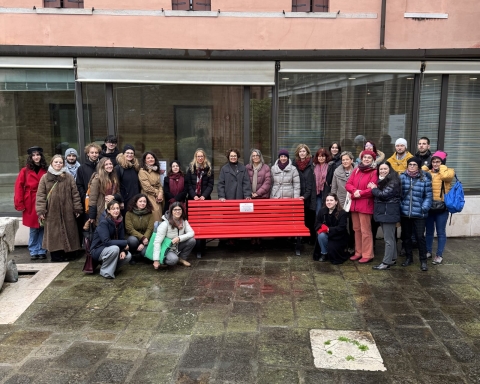 panchina rossa Ca' Foscari 2025