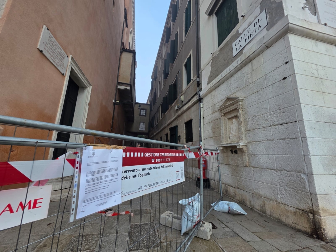 Ordinanza chiusura temporanea Calle della Pietà