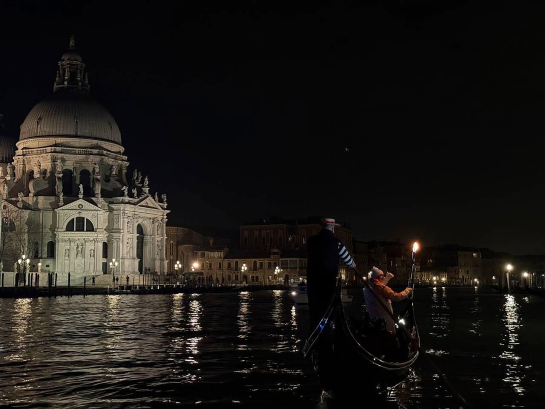 Viaggio fiamma olimpica Venezia