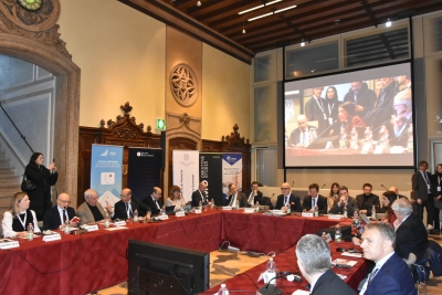 Il sindaco Brugnaro a Palazzo Franchetti  al seminario di Venezia dell'ambasciatore Lambertini