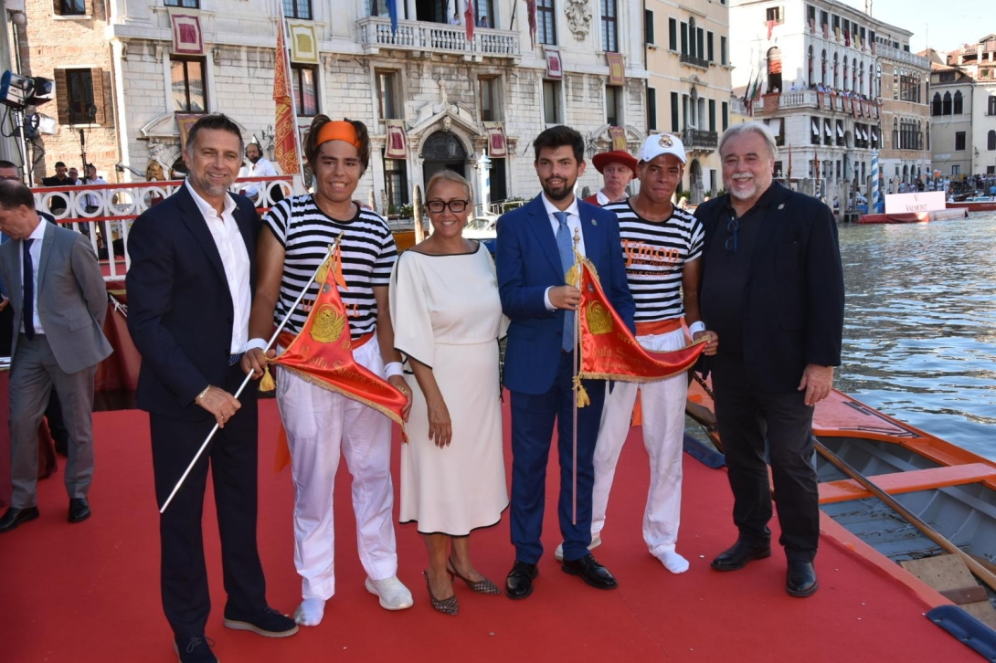 Regata Storica 2026 - Giovanissimi su Pupparini a due remi equipaggio vincitore