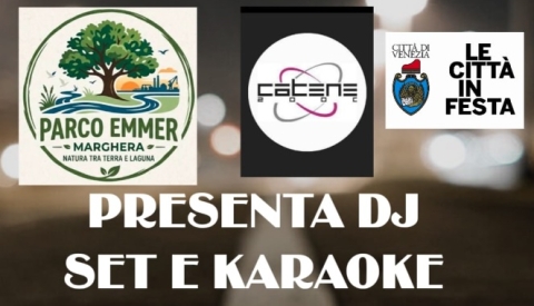 Serata con dj set e karaoke al Parco Emmer - 1 agosto 2026
