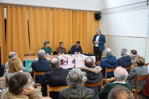 Marco Bellato all'assemblea annuale Amici di Oliviero Lessi