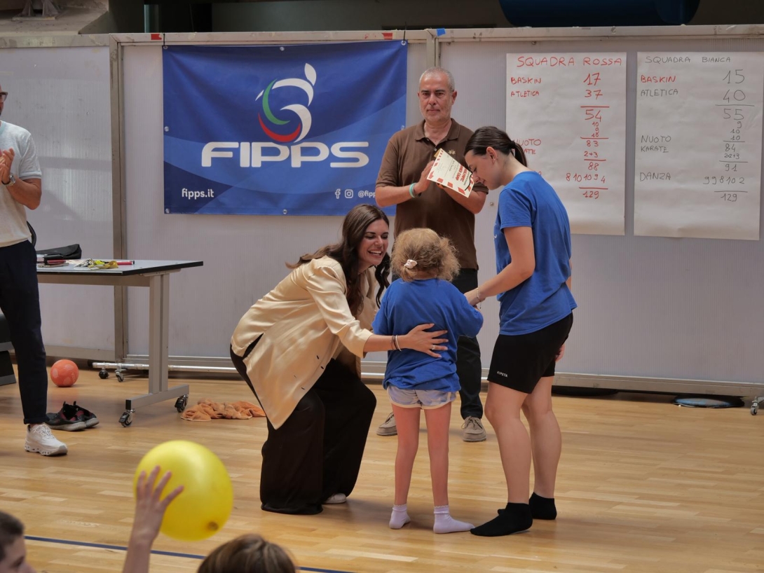 Damiano all'iniziativa conclusiva Paralympic Summer Camp 2026