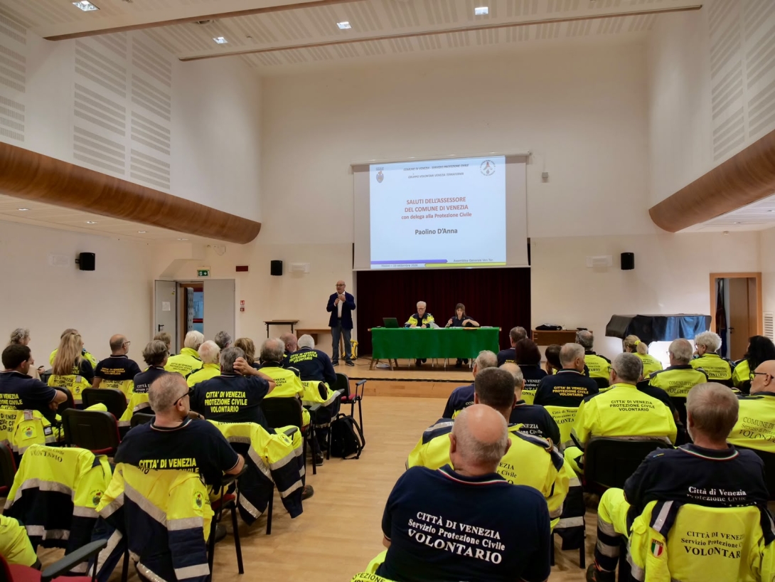 Assemblea Gruppo volontari Protezione civile Venezia terraferma 2026