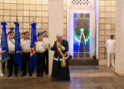 Cerimonia al Tempo Votivo del Lido con l'assessore Mar