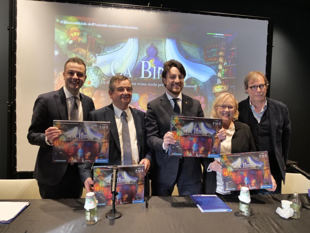 Venturini alla presentazione Vademecum e Gioco da Tavolo Ca' Bimbo all'M9