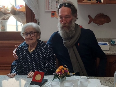 Sacca Fisola auguri alla neo-centenaria Ida Padoan