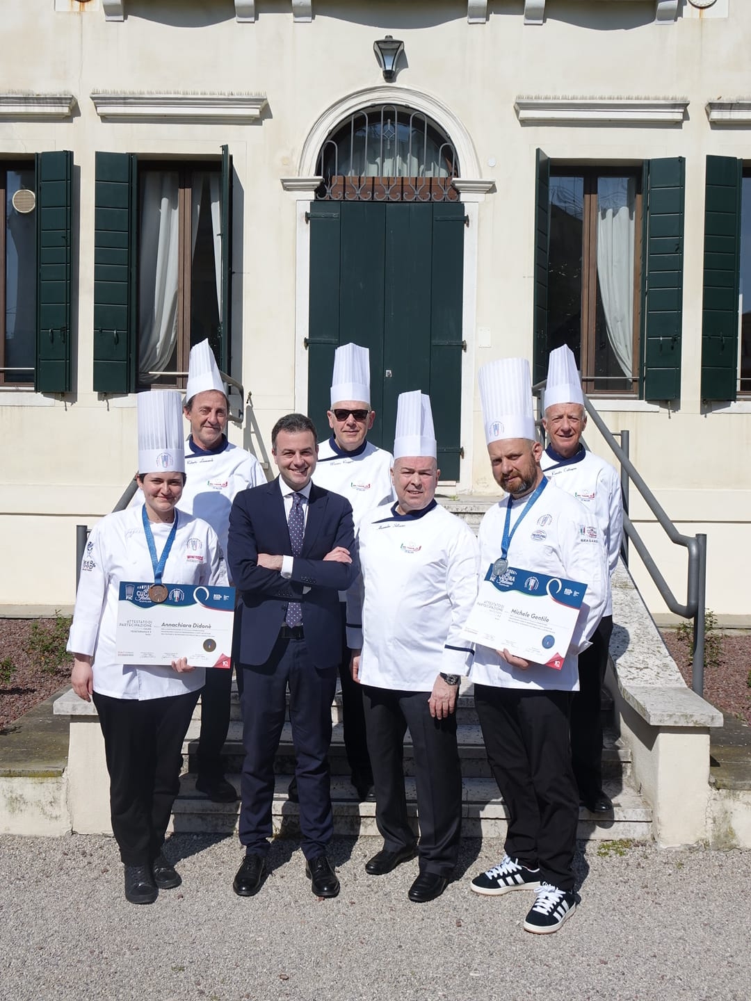 L'assessore Venturini riceve i medagliati veneziani dei Campionati nazionali di Cucina italiana