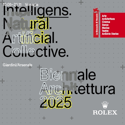 banner Biennale Architettura 2025