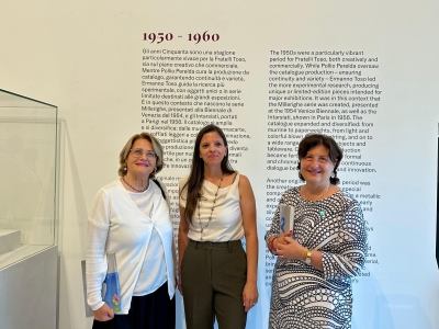 La consigliera Onisto alla mostra Fratelli Toso al Museo del Vetro di Murano