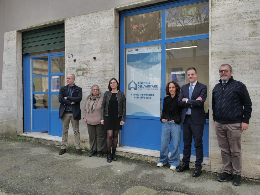 Venturini all'inaugurazione Sportello ADA a Mestre