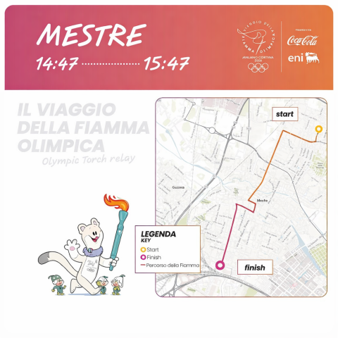 Ordinanza passaggio fiamma olimpica