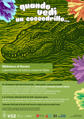 Biblioteca quando vedi un coccodrillo