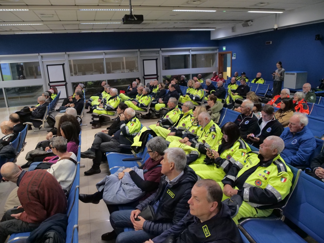 Cerimonia premiazioni volontari Protezione Civile 2025