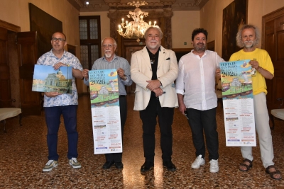 Il consigliere delegato Giusto alla presentazione della Festa di San Piero de Casteo 2026