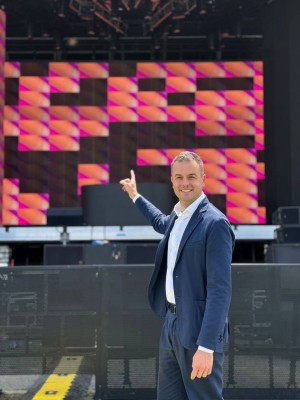 Sopralluogo sindaco Venturini al 105 Summer Festival