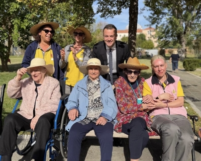 Il sindaco di Venezia alla Festa dei Nonni al Centro Servizi Zitelle