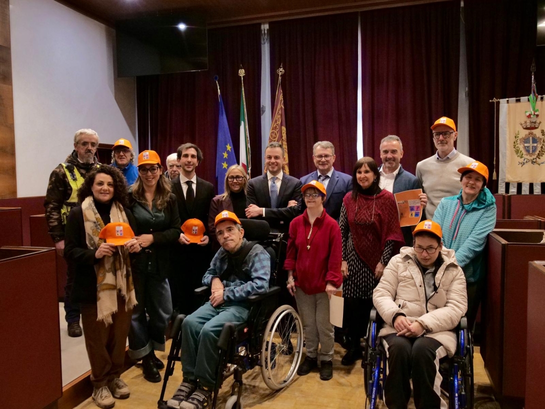 Canton e Venturini alla conferenza stampa Volare oltre lo sport, liberi di esprimersi