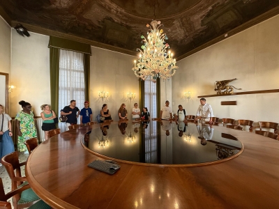 L'assessore Venturini accoglie i giovani dell'ANFFAS a Ca' Farsetti