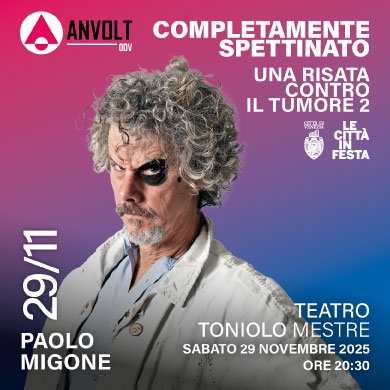 Paolo Migone in “Completamente spettinato. Una risata contro il tumore 2” ...