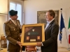 Il sindaco Brugnaro riceve il colonnello dei Lagunari Corina