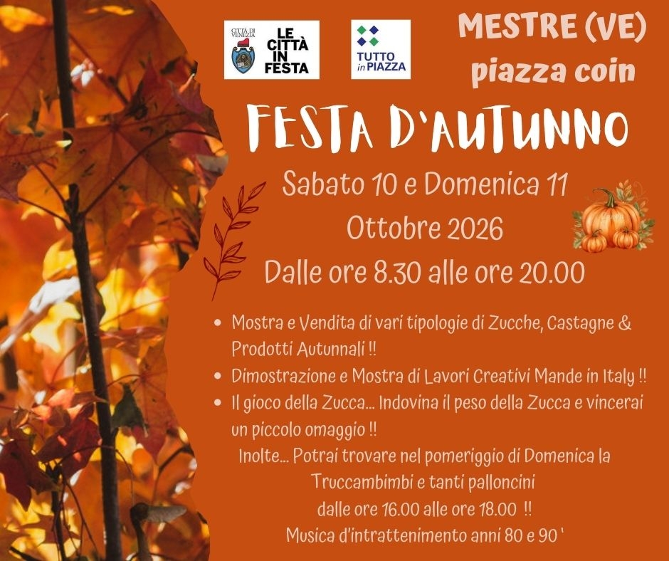 Festa d'autunno 2026