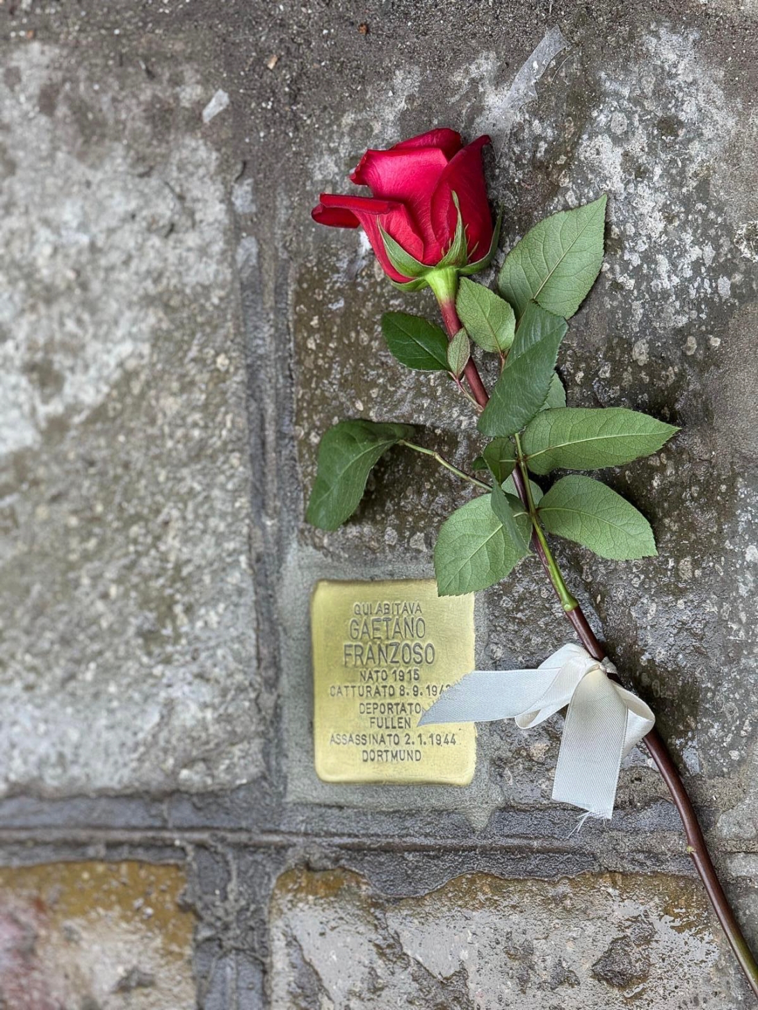 Giorno della Memoria 2026 Posa Pietre d'Inciampo