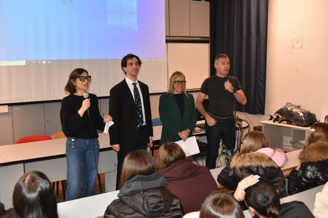 Assessore Maika Canton all'Istituto Vendramin Corner