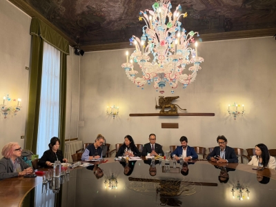 Delegazione giapponese a Ca' Farsetti