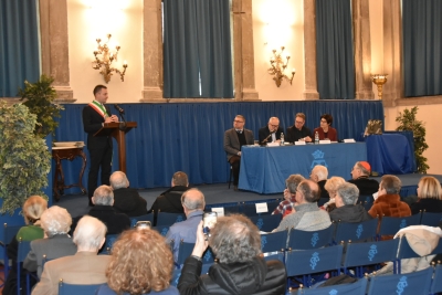Venturini all'inaugurazione mostra sul Papa Giovanni Paolo I alla Scuola Grande di San Teodoro