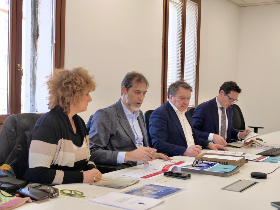 L'assessore De Martin alla conferenza stampa - Presentazione PAESC