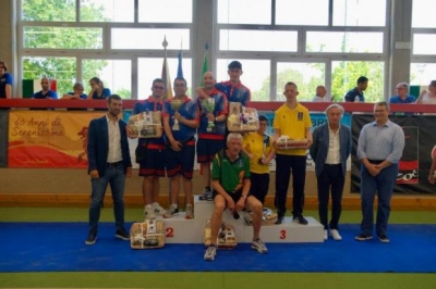 Tomaello al trofeo della Bocciofila Serenissima e Minibasket Leoncino