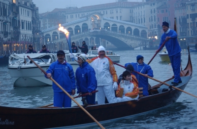 Passaggio Fiaccola Olimpica a Venezia 2006